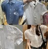 重磅渠道！拉夫泡泡袖短袖  亚麻衫吸湿透气  通勤百搭 商品缩略图1