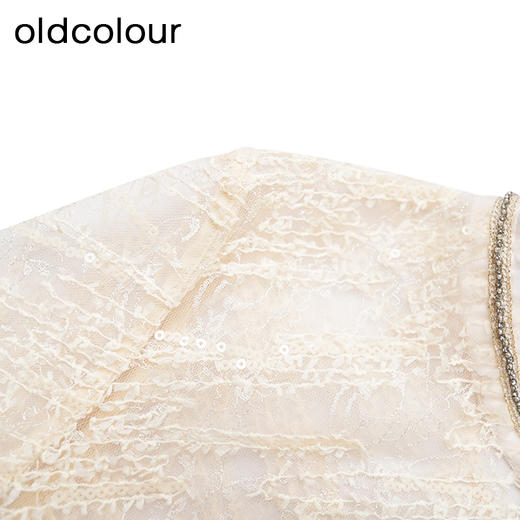 oldcolour商场同款夏季设计感高级气质时尚优雅短外套女P22041291 商品图2