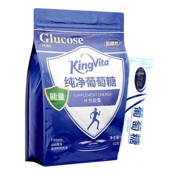 金惟他kingvita运动饮料户外健身纯净葡萄糖冲剂快速补充能量 420g袋装 /水饮冲调 /冲饮谷物 /功能固体饮料 商品图1