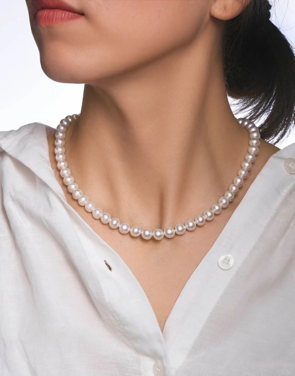 伽罗JALO 7.5-8mm 高等级淡水珍珠项链