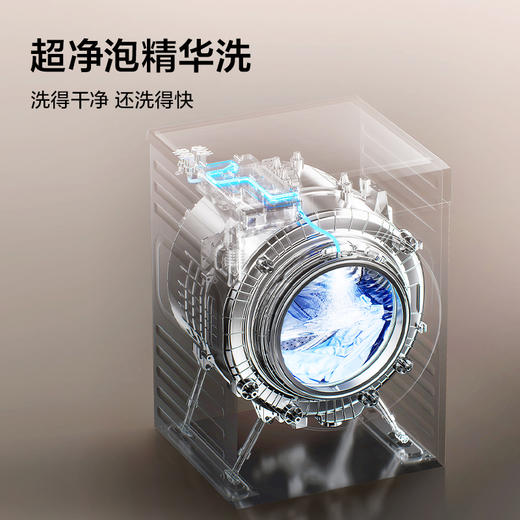 【新品上市】TCL小黄人·大眼萌AI超级筒T7R PRO 10公斤DD直驱变频滚筒 G100T7R Pro-DI 商品图5