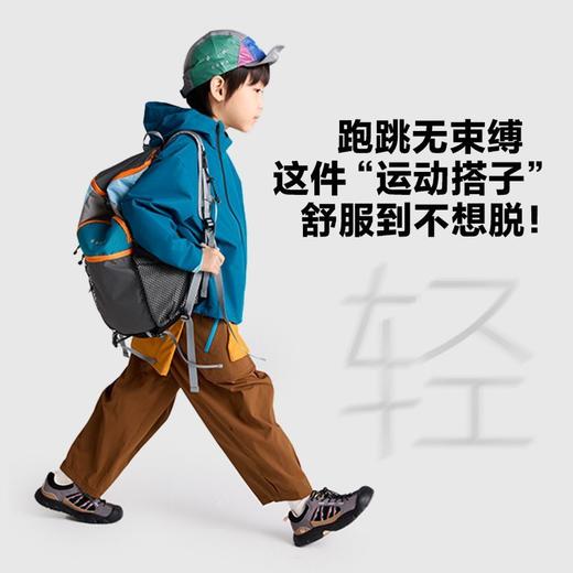 【咕噜日记】儿童九分裤轻薄登山裤2025秋季男女童耐磨裤子工装裤百搭PQK2511 商品图4