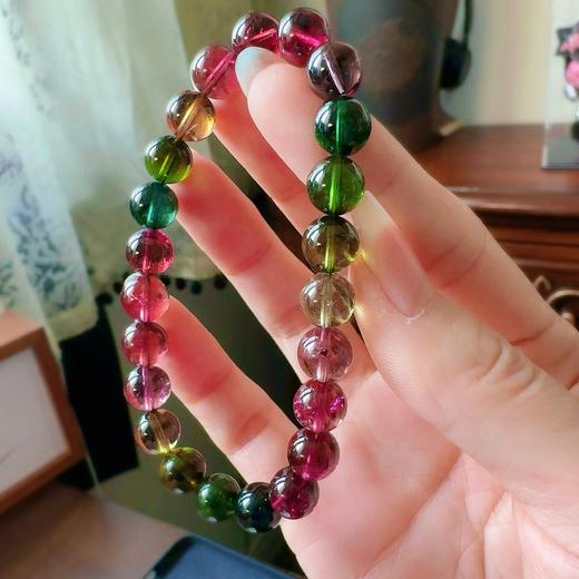 8.5mm单圈老矿碧玺手串 商品图3