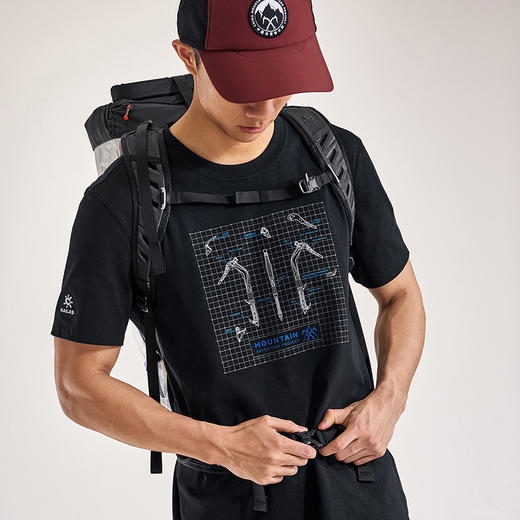 KAILAS凯乐石 中性款冰镐爆炸图棉T KG2537137【Z】 商品图2