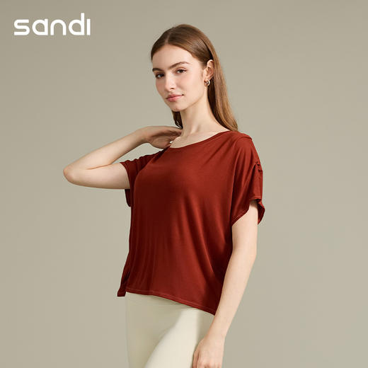 SG25004	sandi短袖不可插胸垫 商品图0