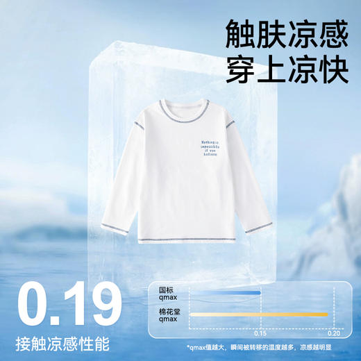 【宣纸速干】棉花堂字母潮趣印花大童儿童长袖T恤——SD52004 商品图2