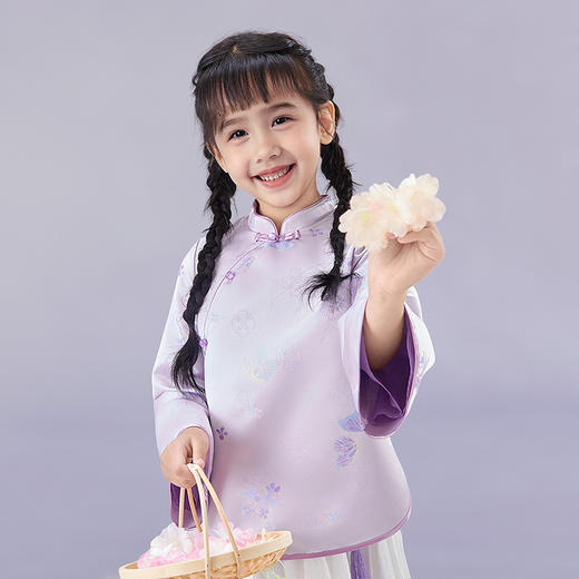 笛莎Deesha观山见女童上衣2025秋季女童上衣 商品图4