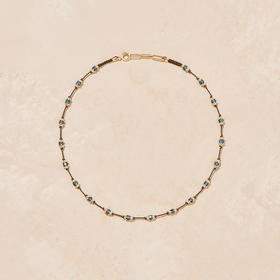 北京仓｜Tityaravy-PEONY-圣玛利亚海蓝宝 项链［法国设计师］