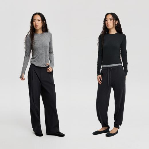 oneup薄款运动弹力修身长袖 商品图4