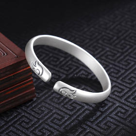 【天使翅膀】子佩集S999手工银手镯(儿童款)原创设计【55551205】2506