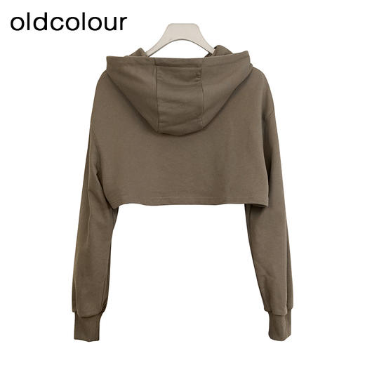 oldcolour秋季新品纯色时尚简约气质休闲两件套长袖连衣裙女DP381015A1 商品图5