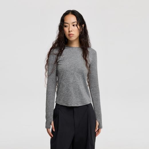 oneup薄款运动弹力修身长袖 商品图1