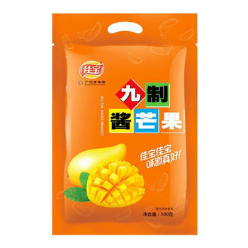 佳宝 果脯蜜饯果干 新鲜水果芒果干 休闲办公小零食 九制酱芒果500g /休闲食品 /蜜饯果干 /芒果干 商品图2