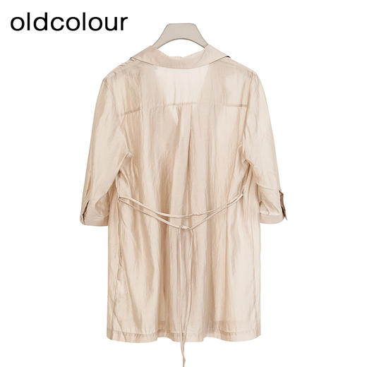 oldcolour商场同款夏款轻薄时尚气质西装外套女P24048183 商品图1