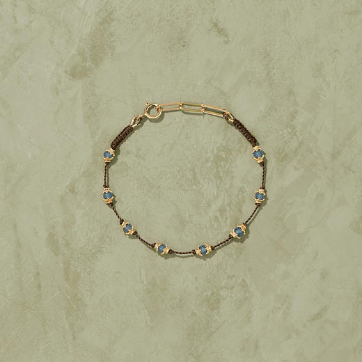 北京仓｜Tityaravy-PEONY-圣玛利亚海蓝宝 手链［法国设计师］ 商品图0