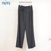 NUTS商场同款春秋季简约休闲气质阔腿宽松西装长裤女4320703A1 商品缩略图0
