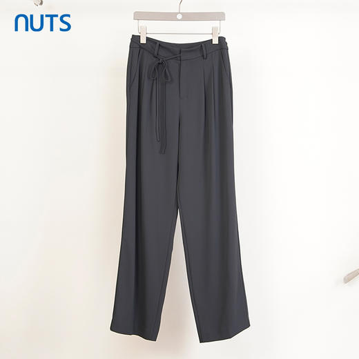 NUTS商场同款春秋季简约休闲气质阔腿宽松西装长裤女4320703A1 商品图0