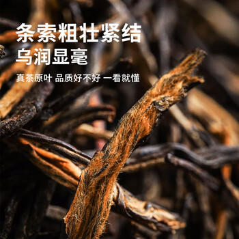 积庆里有机茶叶一级英红九号浓香英德红茶配礼袋醇逸120克*2罐(共240克) /水饮冲调 /茗茶 /红茶 商品图1