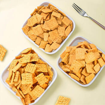 琥珀小米锅巴618g休闲小零食膨化食品怀旧童年办公室零食小包装送礼包 /休闲食品 /膨化食品 /锅巴 商品图1