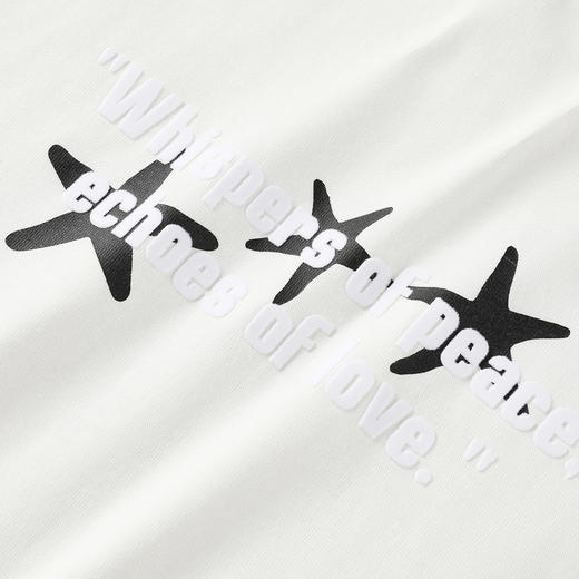 GXG男装【三颗海星】25夏季简约百搭纯棉舒适休闲男式上衣短袖t恤K&C 商品图6