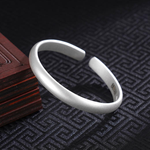 【天使翅膀】子佩集S999手工银手镯(儿童款)原创设计【55551205】2506 商品图2