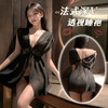 霏慕 法式深V宽袖透视睡袍ZY69 情趣内衣性感纯欲露臀免脱燃情之夜 商品缩略图12