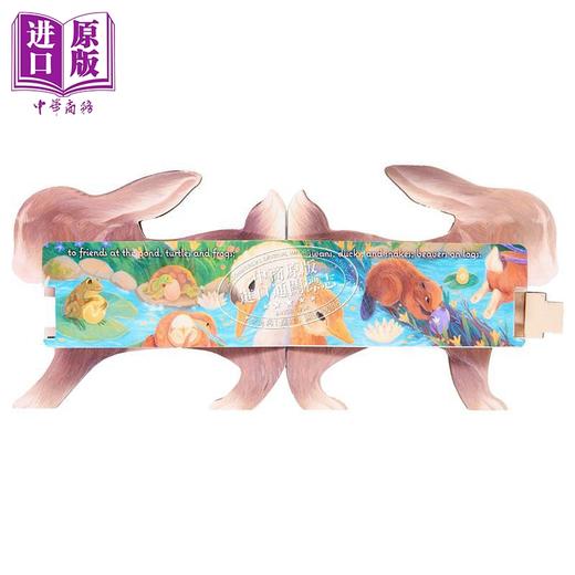 【中商原版】异形书 2册 英文原版儿童纸板书 一只小黑猫One Black Cat+一只小灰兔One Busy Bunny 动物造型绘本 进口低幼童书 商品图4