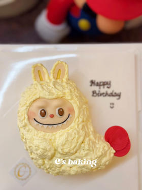 （异形5寸）炸虾LA*BUBU 拉布布 忌廉蛋糕（默认自提，收费配送请联系客服）