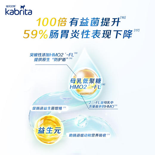 Kabrita佳贝艾特荷兰版白金版婴幼儿羊奶粉1段0-6个月800g/罐 商品图5