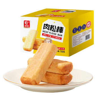 友臣肉松棒 1.5斤750g 肉松饼 营养早餐代餐 休闲零食 茶歇面包糕点 /休闲食品 /中式糕点 /肉松饼 商品图4