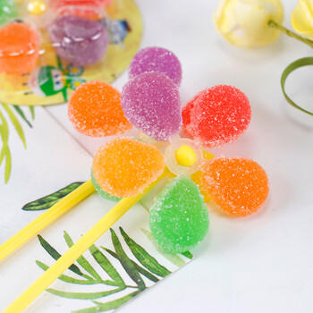 金稻谷 五彩风车软糖 12g*30支 添加维C 休闲零食 儿童糖果 生日礼物 /休闲食品 /糖果 /棒棒糖 商品图5