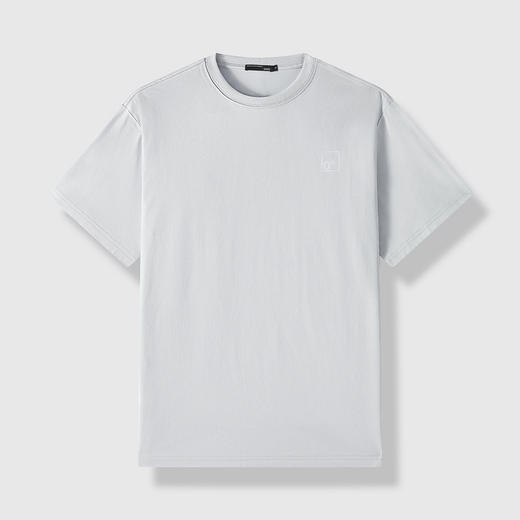 GXG男装【凉感遮热】25夏季时尚刺绣吸湿速干圆领男式短袖T恤K&C 商品图4