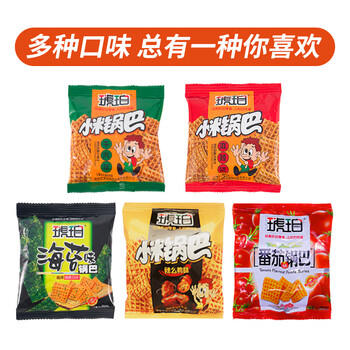 琥珀小米锅巴618g休闲小零食膨化食品怀旧童年办公室零食小包装送礼包 /休闲食品 /膨化食品 /锅巴 商品图0