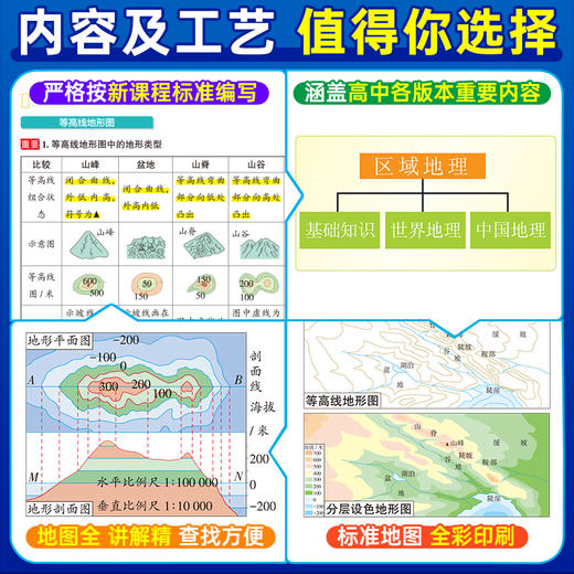 2026绿卡PASS区域地理新教材新高考版配套搭配区域地理配套练习使用图文详解地理地图册 商品图2
