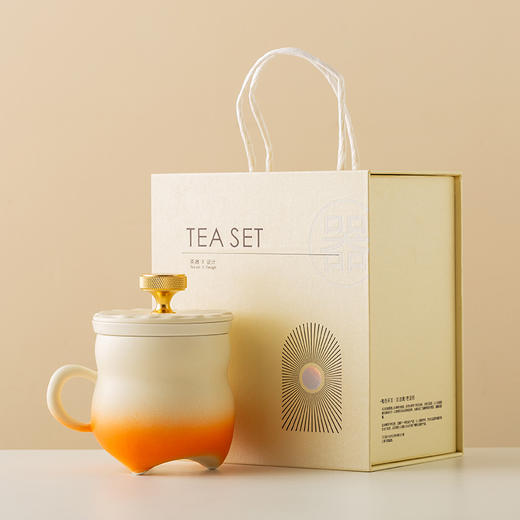 【为思礼】氤氲多彩陶瓷杯 办公室吸管杯 高颜值咖啡杯 女生伴手礼 家用茶水分离杯 奶油风陶瓷马克杯 商品图13