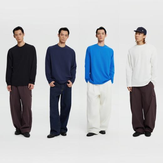 oneup索罗娜抑菌圆领长袖T恤 商品图4