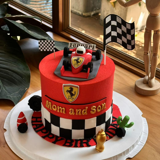 6寸加高赛车蛋糕 商品图0