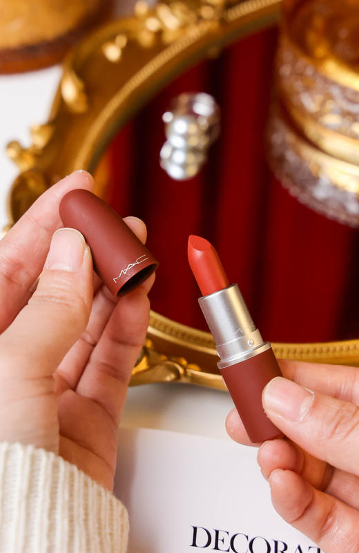 【七夕限定迷你口红套盒】MAC口红两件套套盒 丝绒 #314白茶蜜桃+#‎316柔雾小辣椒 1.5g*2 没人能抗拒, 神仙女必涂，节日限定包装🎁 不会踩雷的礼物 ！ 商品图9