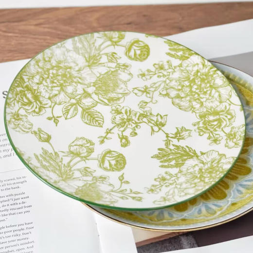 【Trees&wind油画艺术餐盘】 食品级釉下彩工艺 匠人手工打磨 商品图2