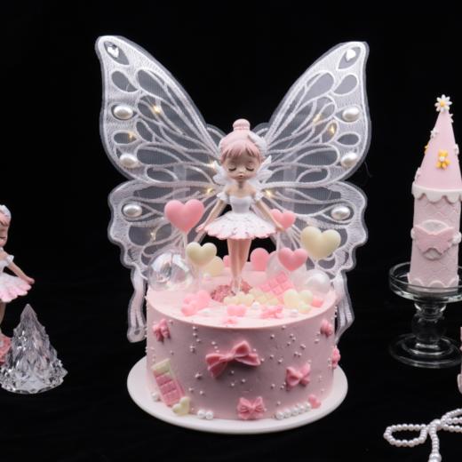 【守护甜心】 粉色童话蛋糕，精灵带你闯入梦幻世界~（深圳私人定制） 商品图2
