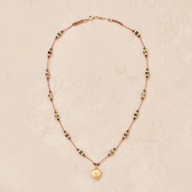 订购8周到｜Tityaravy-DIL 1-黝帘石 心形 吊坠 项链［法国设计师］