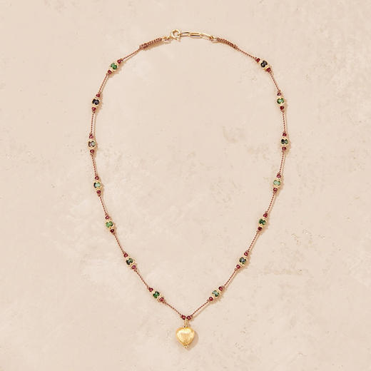 订购8周到｜Tityaravy-DIL 1-黝帘石 心形 吊坠 项链［法国设计师］ 商品图0