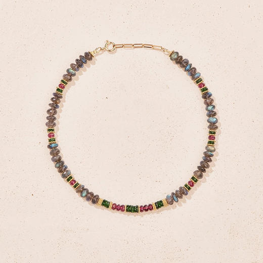 订购8周到｜Tityaravy-SATRA-拉长石 串珠 项链［法国设计师］ 商品图1