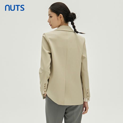 NUTS商场同款春秋季气质简约休闲宽松百搭西装外套女4390410A1 商品图4