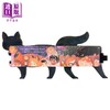 【中商原版】异形书 2册 英文原版儿童纸板书 一只小黑猫One Black Cat+一只小灰兔One Busy Bunny 动物造型绘本 进口低幼童书 商品缩略图2
