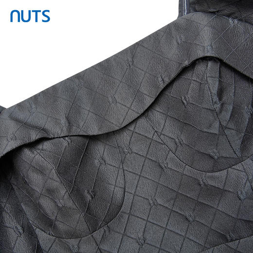 NUTS商场同款夏季黑色设计感小众气质泡泡袖短袖连衣裙429101350 商品图2