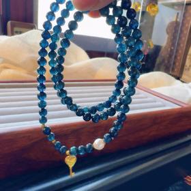 5mm多圈蓝碧玺手串