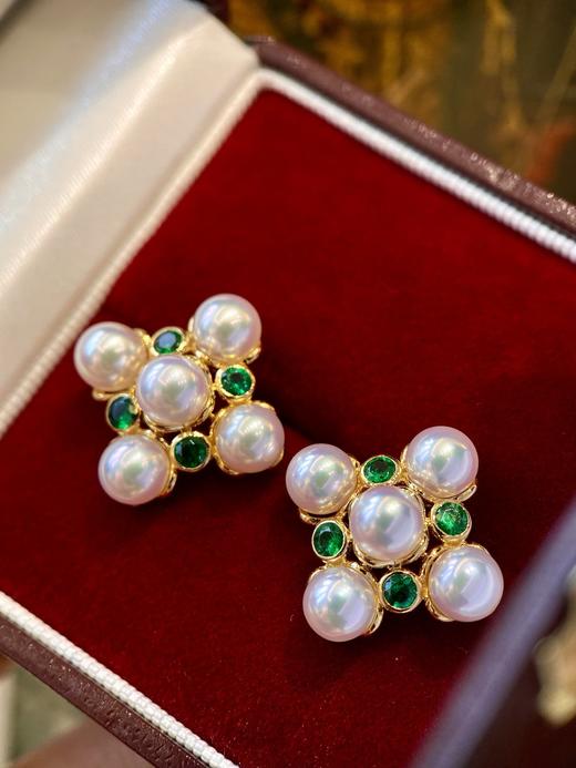 5.5-6mm akoya珍珠耳钉 商品图5