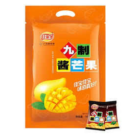 佳宝 果脯蜜饯果干 新鲜水果芒果干 休闲办公小零食 九制酱芒果500g /休闲食品 /蜜饯果干 /芒果干
