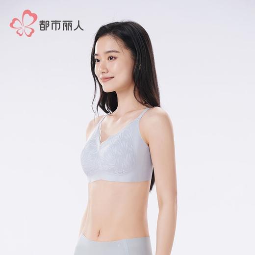 都市丽人女士内衣蕾丝内衣无尺码内衣文胸无钢圈三排四扣LBH66N 商品图2